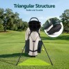 everfit golf stand bag lightweight carry bag dual strap club divider