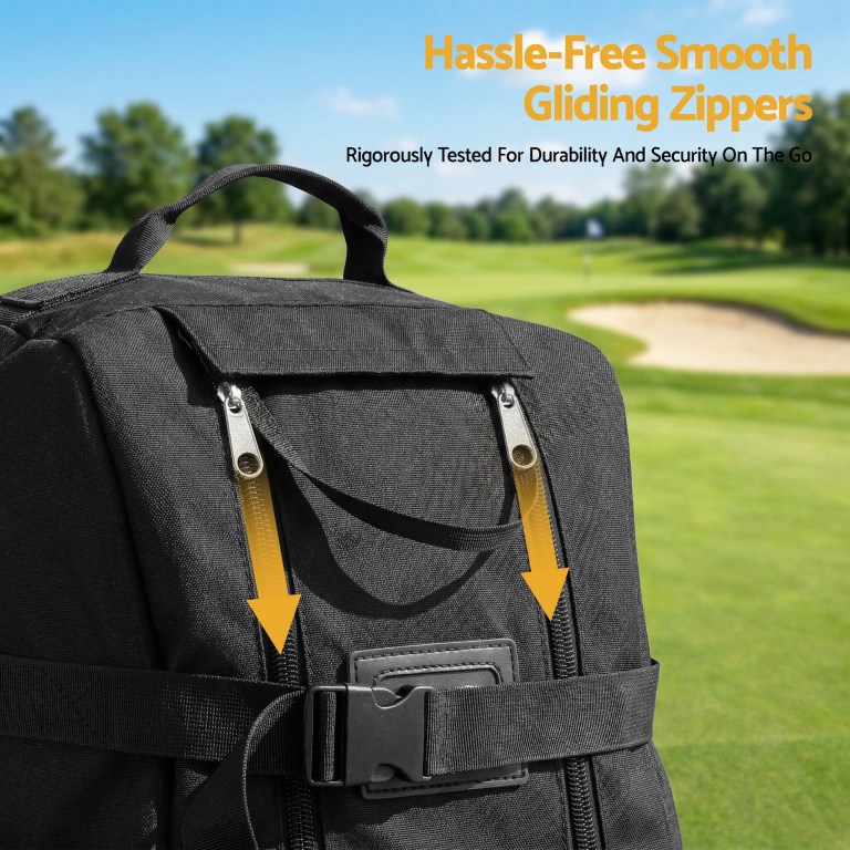 everfit golf travel bag flight cover foldable soft case wheels black everfit golf travel bag flight cover foldable soft case wheels black