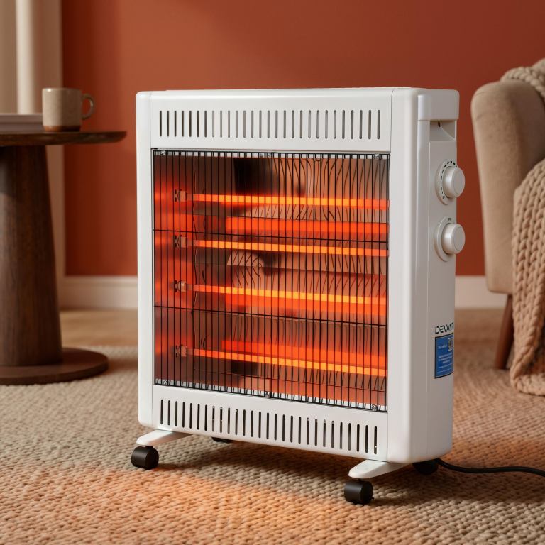 ih b21 wh 202602042012 00.jpg Portable electric heater in cosy living room.