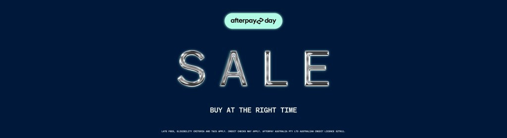 kouwi afterpay day sales on now