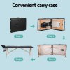 zenses massage table 70cm portable 2 fold wooden beauty waxing therapy bed black zenses massage table 70cm portable 2 fold wooden beauty waxing therapy bed black