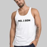 eveonsteve daddy's number 1 son tank top