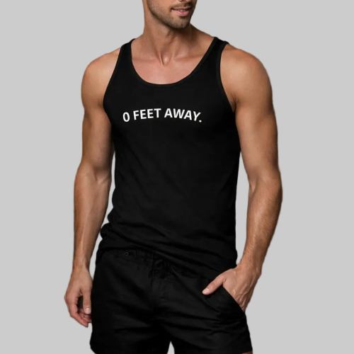 eveonsteve grindr slang 0 feet away men's tank top eveonsteve grindr slang 0 feet away men's tank top