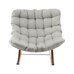 gardeon outdoor rocking chair furniture papasan recliner garden patio lounge setting white gardeon outdoor rocking chair furniture papasan recliner garden patio lounge setting white