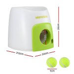 i.pet 2 in 1 dog ball launcher & treat dispenser with 2 balls green i.pet 2 in 1 dog ball launcher & treat dispenser with 2 balls green