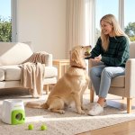 i.pet 2 in 1 dog ball launcher & treat dispenser with 2 balls green i.pet 2 in 1 dog ball launcher & treat dispenser with 2 balls green