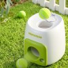 i.pet 2 in 1 dog ball launcher & treat dispenser with 2 balls green i.pet 2 in 1 dog ball launcher & treat dispenser with 2 balls green