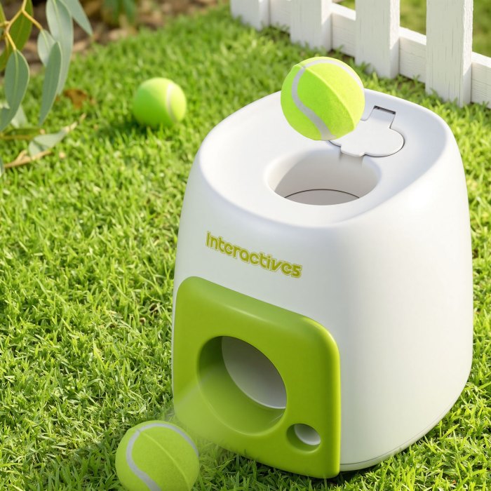 i.pet 2 in 1 dog ball launcher & treat dispenser with 2 balls green i.pet 2 in 1 dog ball launcher & treat dispenser with 2 balls green