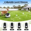 i.pet dog ball launcher thrower with 6 etpu balls & 14/18/22m launch distance black i.pet dog ball launcher thrower with 6 etpu balls & 14/18/22m launch distance black