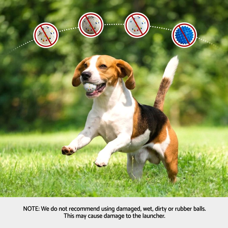 i.pet dog ball launcher thrower with 6 etpu balls & 14/18/22m launch distance black i.pet dog ball launcher thrower with 6 etpu balls & 14/18/22m launch distance black