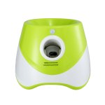 i.pet dog ball launcher thrower with 6 balls & 3/6/9m launch distances green
