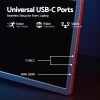Universal USB-C ports for laptops, faster data transfer.