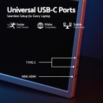 Universal USB-C ports for laptops, faster data transfer.