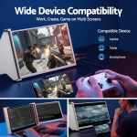 Multi-screen device compatibility for gaming, work, creativity.