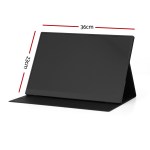 Black portable monitor with dimensions 36x23 cm.