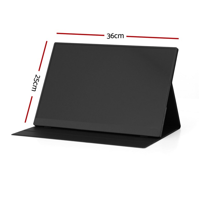 Portable monitor size: 36cm by 25cm.