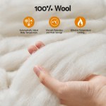 giselle bedding wool quilt 500gsm thick super king winter doona baffle box construction 100% wool filling giselle bedding wool quilt 500gsm thick super king winter doona baffle box construction 100% wool filling