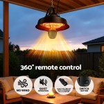 devanti 2000w electric patio heater ceiling mounted hanging heaters remote devanti 2000w electric patio heater ceiling mounted hanging heaters remote