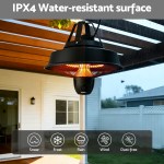 devanti 2000w electric patio heater ceiling mounted hanging heaters remote devanti 2000w electric patio heater ceiling mounted hanging heaters remote