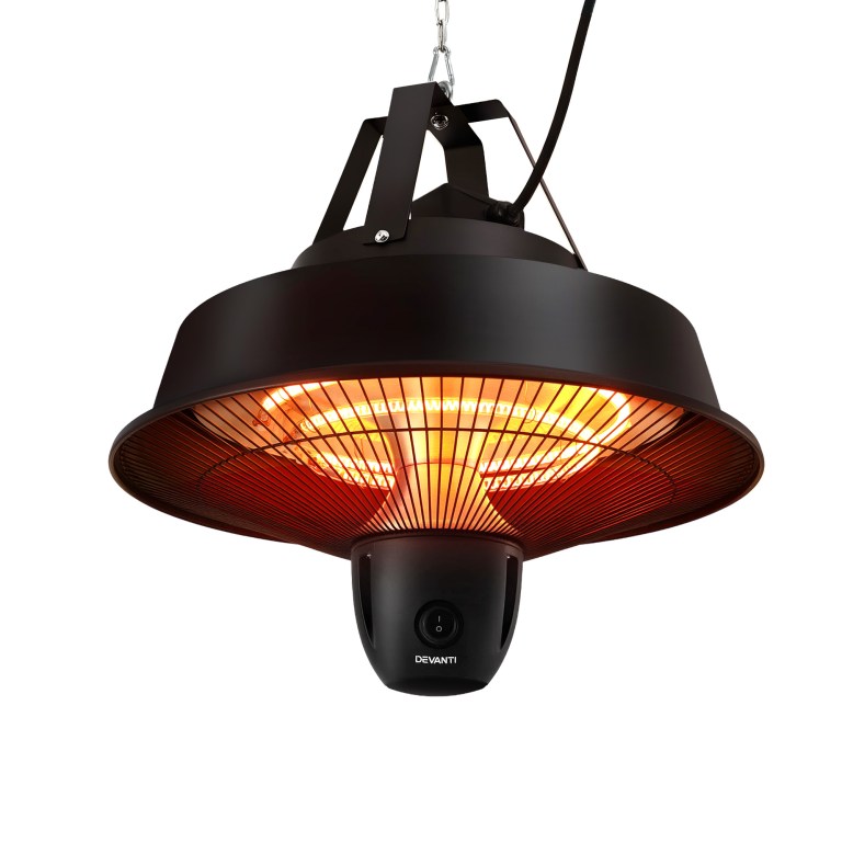 devanti 2000w electric patio heater ceiling mounted hanging heaters remote devanti 2000w electric patio heater ceiling mounted hanging heaters remote