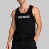 eveonsteve say daddy essential performance tank top eveonsteve say daddy essential performance tank top