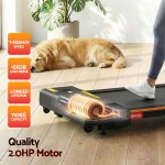 everfit 3 in 1 walking pad treadmill 12% incline under desk treadmills for home gym with 38cm wide belt Treadmill with low noise, high capacity motor.