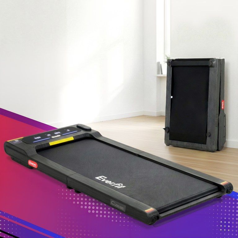 Compact foldable treadmill for home exercise