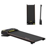 everfit 3 in 1 walking pad treadmill 20% auto incline under desk treadmills for home gym with 40cm wide belt Compact foldable treadmill with digital display and controls.