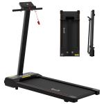 everfit walking pad treadmill 2 in 1 foldable for home gym 40cm wide belt 12 programs with app Foldable treadmill with safety features and compact design.
