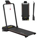 everfit 3 in 1 walking pad treadmill 20% auto incline under desk foldable treadmills for home with 40cm wide belt Foldable electric treadmill with handrails and safety clip.