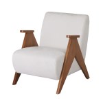 artiss armchair accent chair sturdy upholstered solid wood chenille fabric white artiss armchair accent chair sturdy upholstered solid wood chenille fabric white