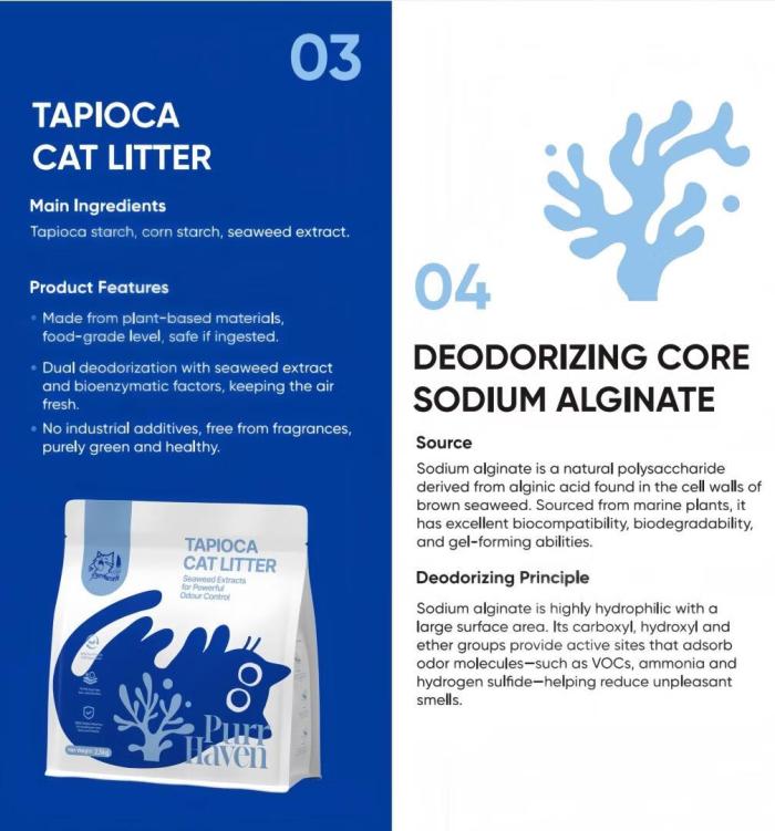 purr haven assorted cat litter set | tapioca & green bamboo & green tea | 1 pack per type | 2.5 kg per pack purr haven assorted cat litter set | tapioca & green bamboo & green tea | 1 pack per type | 2.5 kg per pack