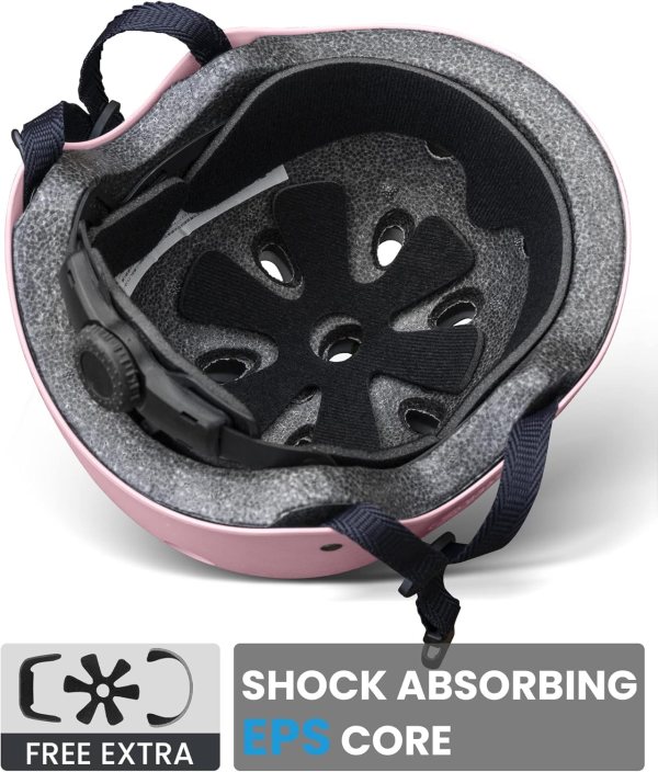 outdoormaster youth & kids bike helmet adjustable multi sports skateboard helmet with removable liners for balance bike, toddler scooter, one wheel hoverboard light pink small outdoormaster youth & kids bike helmet adjustable multi sports skateboard helmet with removable liners for balance bike, toddler scooter, one wheel hoverboard light pink small