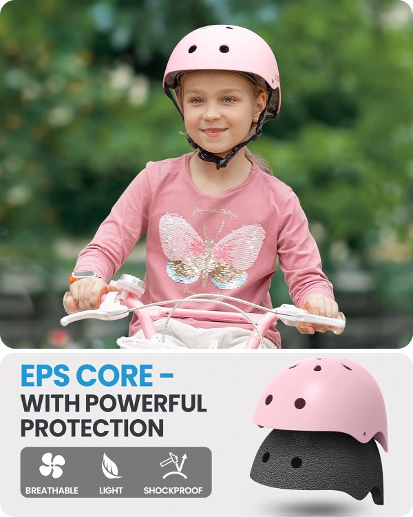 outdoormaster youth & kids bike helmet adjustable multi sports skateboard helmet with removable liners for balance bike, toddler scooter, one wheel hoverboard light pink small outdoormaster youth & kids bike helmet adjustable multi sports skateboard helmet with removable liners for balance bike, toddler scooter, one wheel hoverboard light pink small