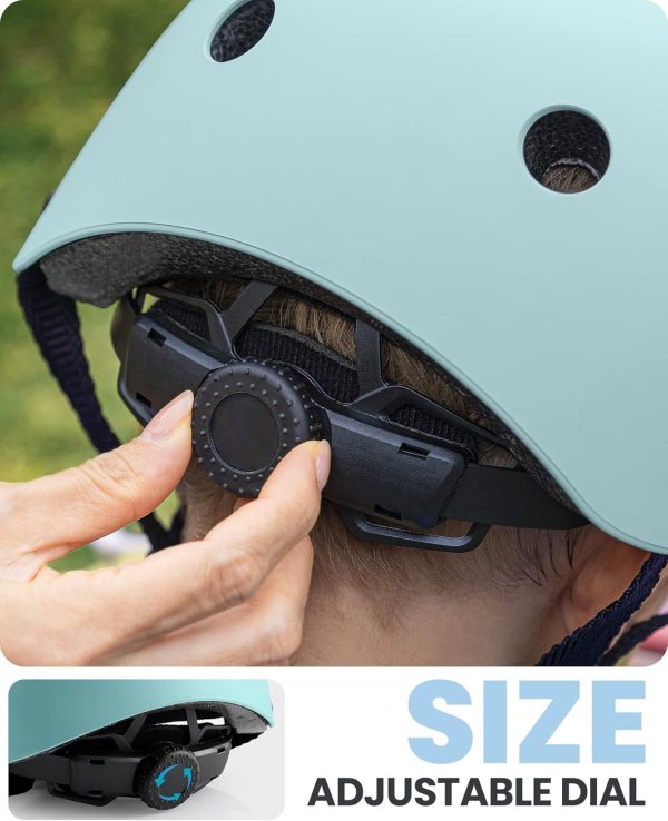 outdoormaster youth & kids bike helmet adjustable multi sports skateboard helmet with removable liners for balance bike, toddler scooter, one wheel hoverboard mint green small outdoormaster youth & kids bike helmet adjustable multi sports skateboard helmet with removable liners for balance bike, toddler scooter, one wheel hoverboard mint green small