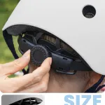 outdoormaster youth & kids bike helmet adjustable multi sports skateboard helmet with removable liners for balance bike, toddler scooter, one wheel hoverboard white large