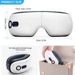 eye massager with heat, vibration and warm compress, smart sleeping eyes mask with bluetooth can connect with phone for music eye massager with heat, vibration and warm compress, smart sleeping eyes mask with bluetooth can connect with phone for music