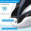 eye massager with heat, vibration and warm compress, smart sleeping eyes mask with bluetooth can connect with phone for music