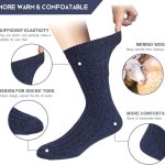 house socks 5 pairs non slip socks women's house socks wool house socks size 41 45 warm heated socks fluffy socks slipper socks winter socks thick socks bed socks lined socks gift idea christmas christmas gift for women
