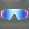 sportiq jnr kids snow blue Futuristic blue and purple sports sunglasses