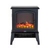 electric 1000w to 2000w fireplace heater with realistic log flame display