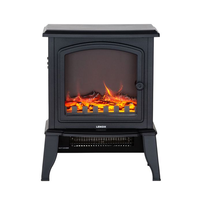 electric 1000w to 2000w fireplace heater with realistic log flame display
