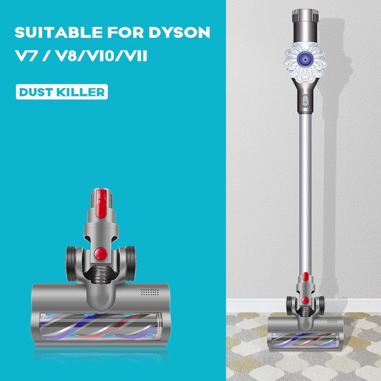 turbo brush roller head electric floor carpet head led for dyson v7 v8 v10 v11 v15