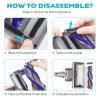 turbo brush roller head electric floor carpet head led for dyson v7 v8 v10 v11 v15 turbo brush roller head electric floor carpet head led for dyson v7 v8 v10 v11 v15
