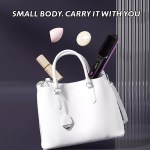 black hair straightener brush travel mini rechargeable hair styler fast heating