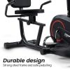 proflex magnetic recumbent exercise bike, lcd display, heart rate sensors, adjustable seat, 8 level resistance, comfortable seated home cardio fitness machine proflex magnetic recumbent exercise bike, lcd display, heart rate sensors, adjustable seat, 8 level resistance, comfortable seated home cardio fitness machine