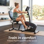 proflex magnetic recumbent exercise bike, lcd display, heart rate sensors, adjustable seat, 8 level resistance, comfortable seated home cardio fitness machine proflex magnetic recumbent exercise bike, lcd display, heart rate sensors, adjustable seat, 8 level resistance, comfortable seated home cardio fitness machine