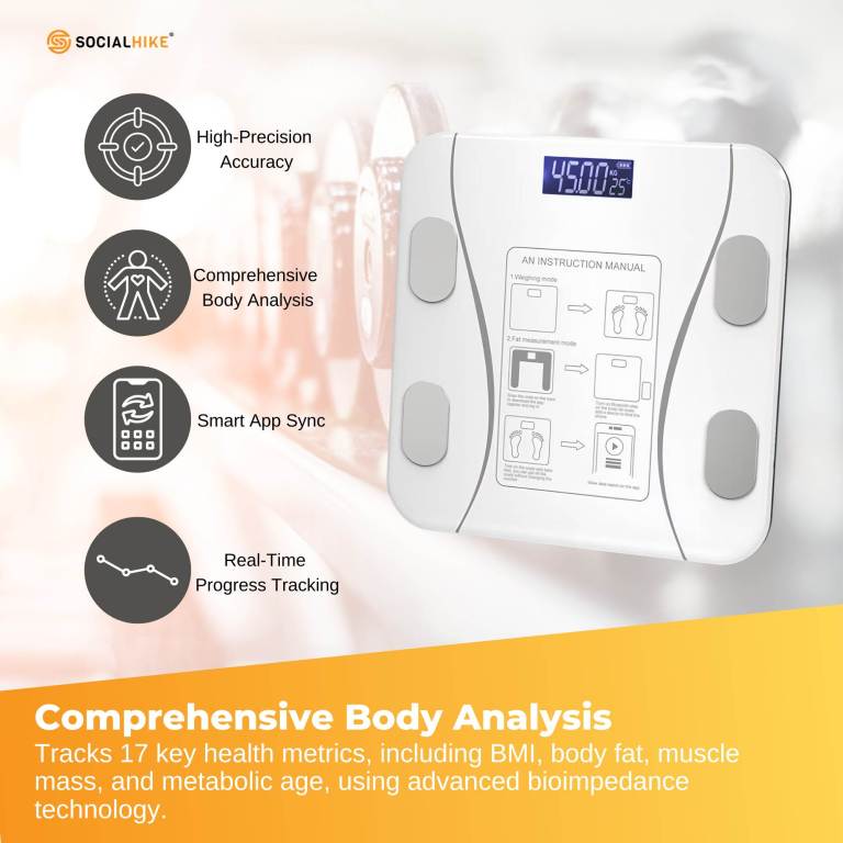 bluetooth smart body fat scale white digital bmi weight usb recharge with app