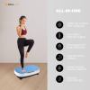 social hike vibration plate machine full body vibrating exercise platform blue