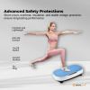 social hike vibration plate machine full body vibrating exercise platform blue